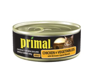 Primal Cat Chicken &amp; Vegetable 100g
