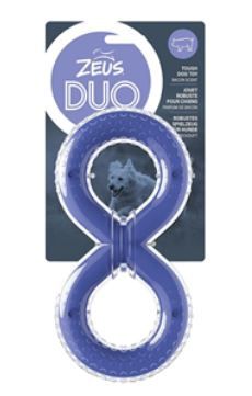 Zeus Duo Figure 8 Tug Bacon Scent Purple 20cm