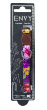 Envy Cat Collar Flora Purple