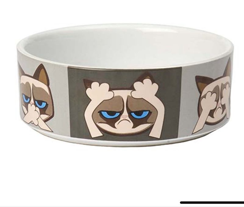 Grumpy Cat HEAR NO EVIL Bowl