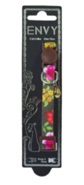 Envy Cat Collar Flora Brown