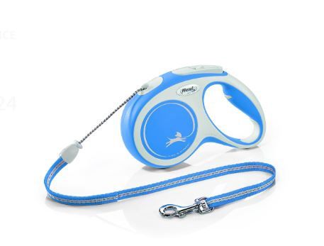 Flexi New Comfort Cord 5M Grey/Blue (M) Leash