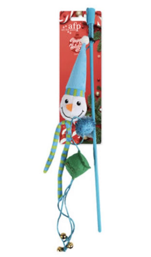 AFP Christmas Cat Wand - Snowman