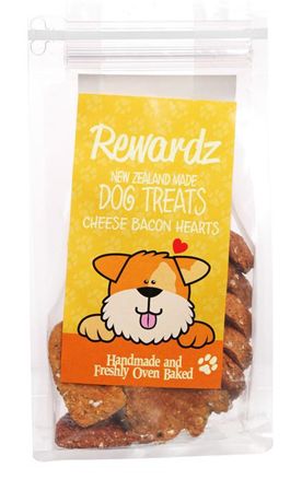 Rewardz Cheese and Bacon Hearts 150g
