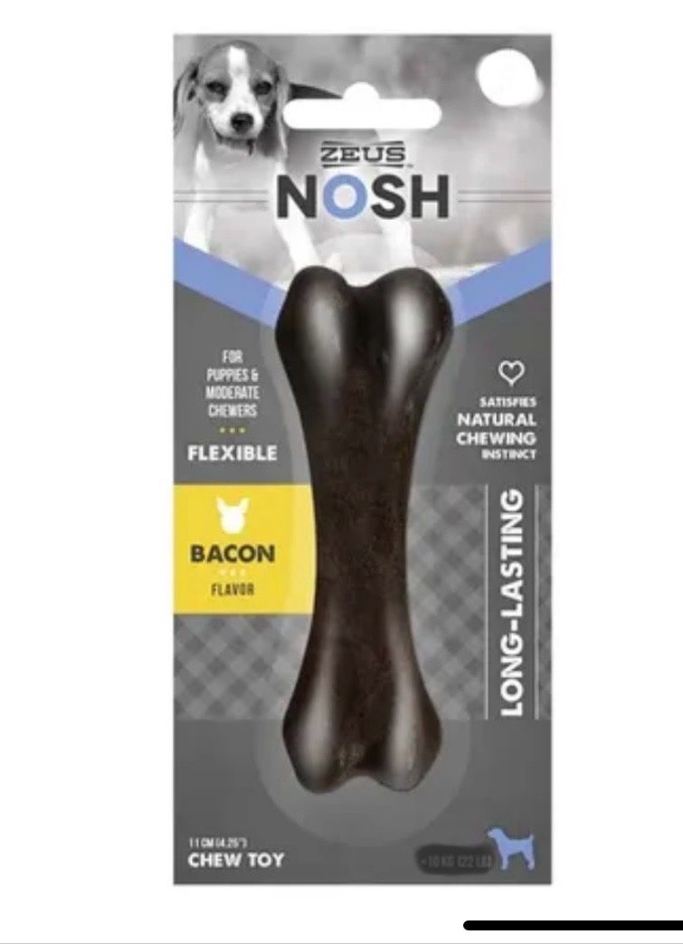 Zeus Nosh Flexible for Puppies, Size: Small, Flavour: Bacon