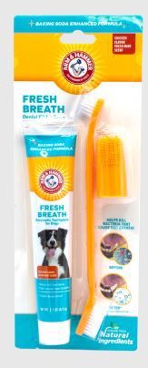 Arm &amp; Hammer Fresh Breath Dental Kit for Dogs (Chicken) 74ml