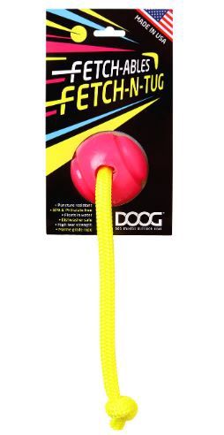 DOOG Fetchables Fetch-a-Tug Pink