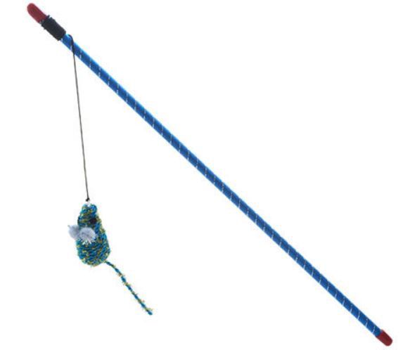 Cat Toy Teaser Wand with Mouse