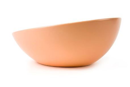 Barkley &amp; Bella Dog Bowl Ceramic Ergonomic, Colour: Peach