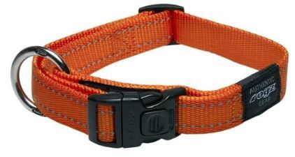 Rogz Classic Collar, Size: Small, Color: Orange