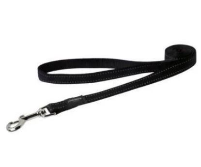 Rogz Classic Lead, Size: Small, Color: Black