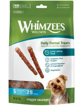 Whimzees Veggie Sausage S 28x