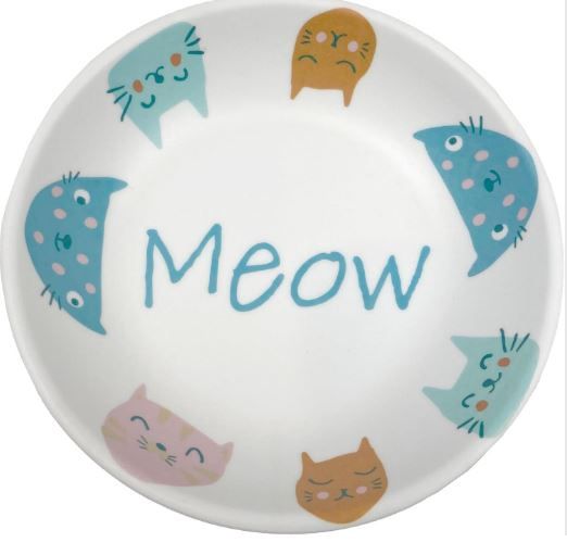 CAT SAUCER MELAMINE THE CATS MEOW