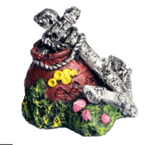 Aqua One Ornament - Mini Ruined Anchor Vase