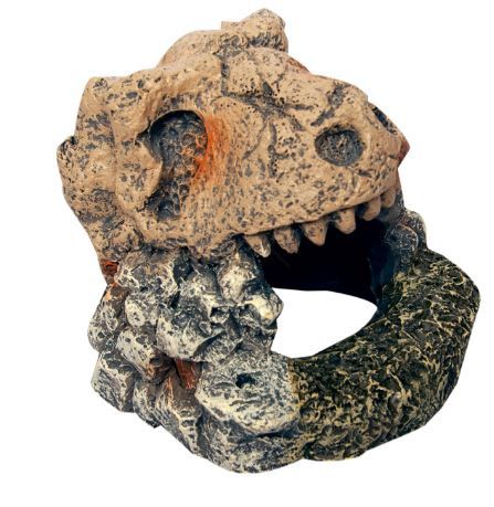 Aqua One Ornament - Dinosaur Cave Skull