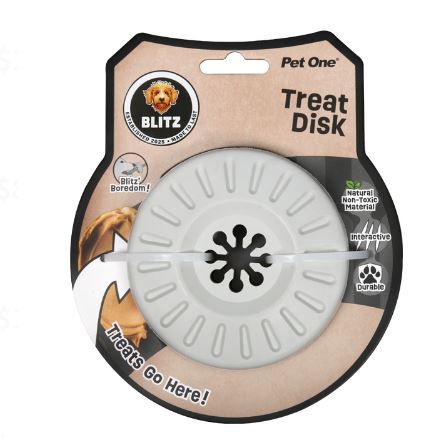 Blitz Rubber Treat Disk Grey