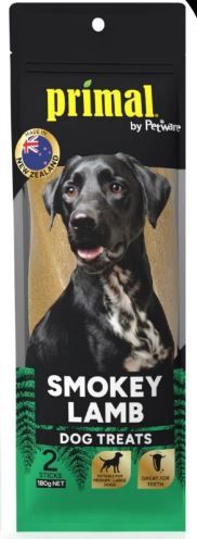 Primal Dog Treats - Smokey Lamb, Size: 2pkt