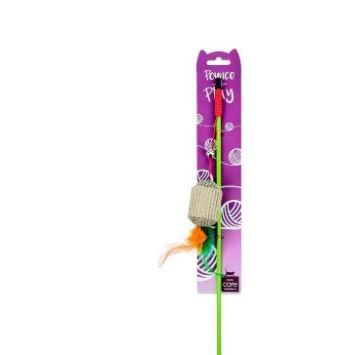 Wand Cardboard Roller with Feather