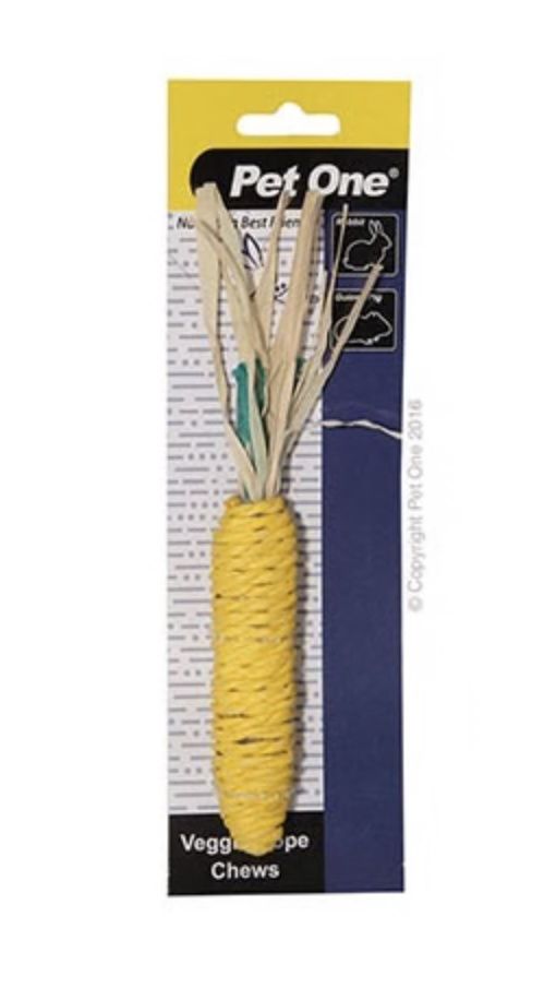 Pet One Veggie Rope Chew - Corn