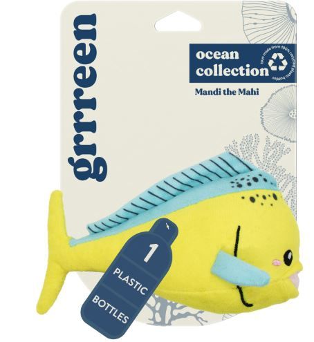 Grrreen - Mahi Mahi Plush Dog Toy