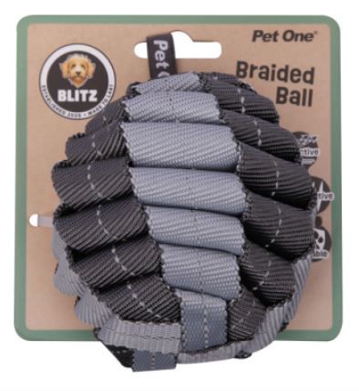 Pet One Blitz Braided Ball, Size: M