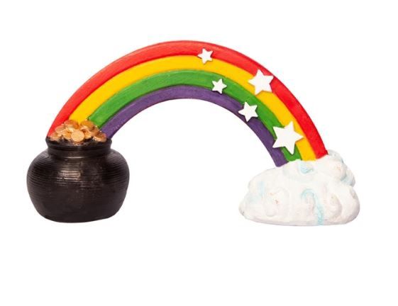 Rainbow With Pot Of Gold