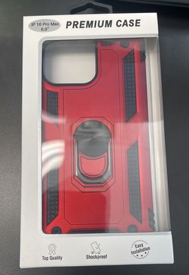 IPhone 16 ProMax Premium phone case with back ring.