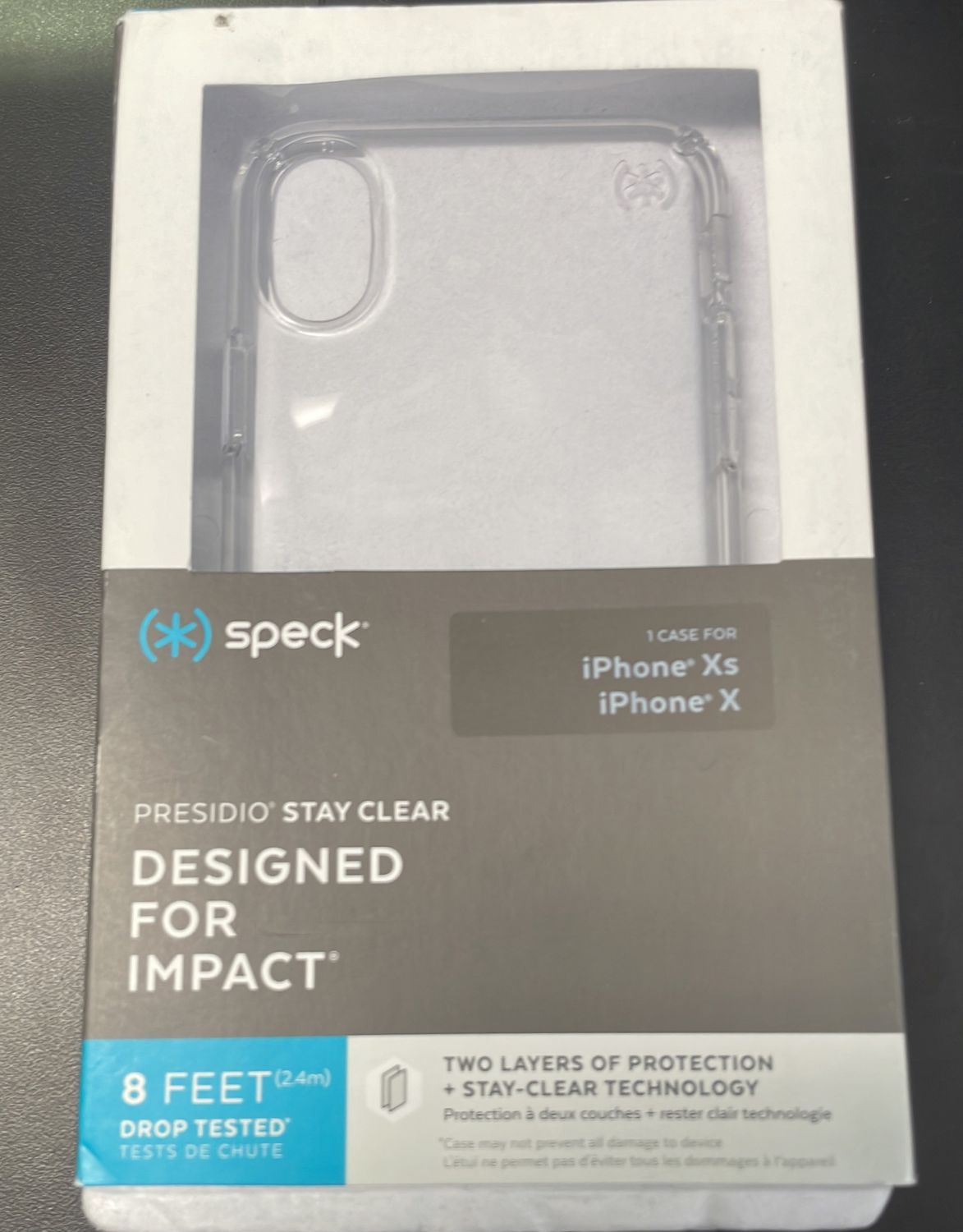 IPhone X/XS speck case designed for impact