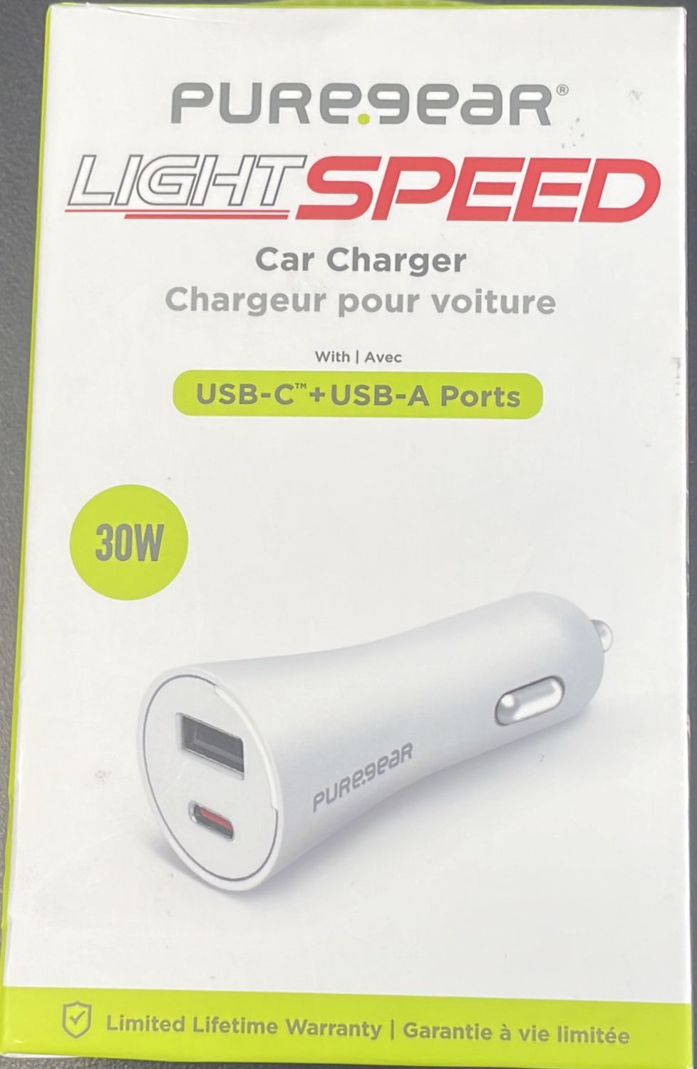 puregear lightspeed car charger