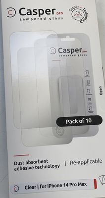 Casper Pro Tempered Glass Compatible Clear Screen protectorFor iPhone 14 Pro Max