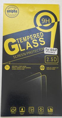 Unipha Tempered glass privacy screen for IPhone 6/6s+