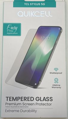 TCL Stylus 5G Quikcell Tempered Glass Screen Protector