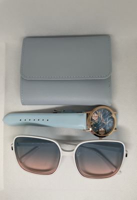 3pcs Fashion Watch Set with Faux Leather Strap - Matching Wallet Included