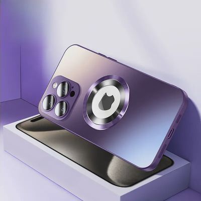 Built-In Lens Film Anti-Fall Protective Cover Ultra-Thin Magnetic case Iphone 16 pro