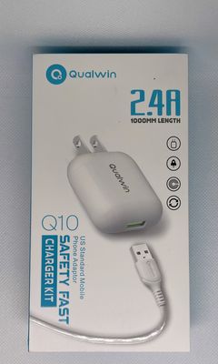 2.4A Qualwin phone Adaptor Q10 Charger kit IPhone-USB
