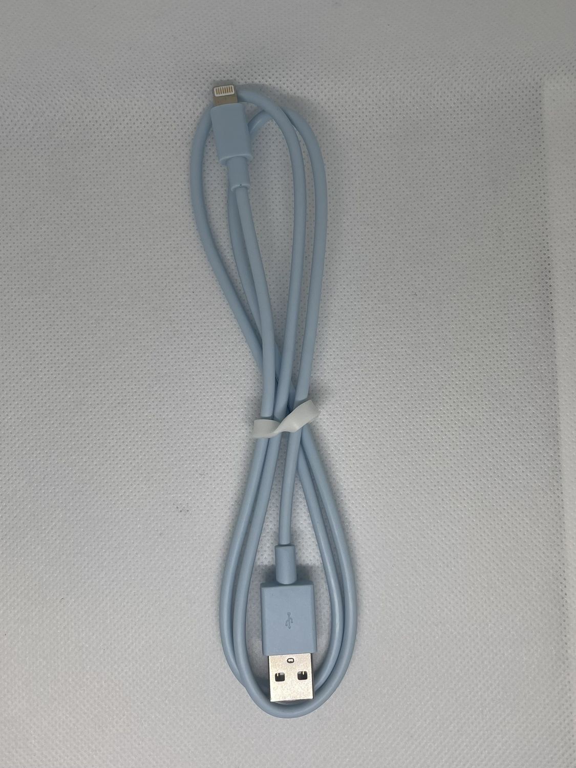 USB iphone charger cable, Length: 3ft, Color: blue