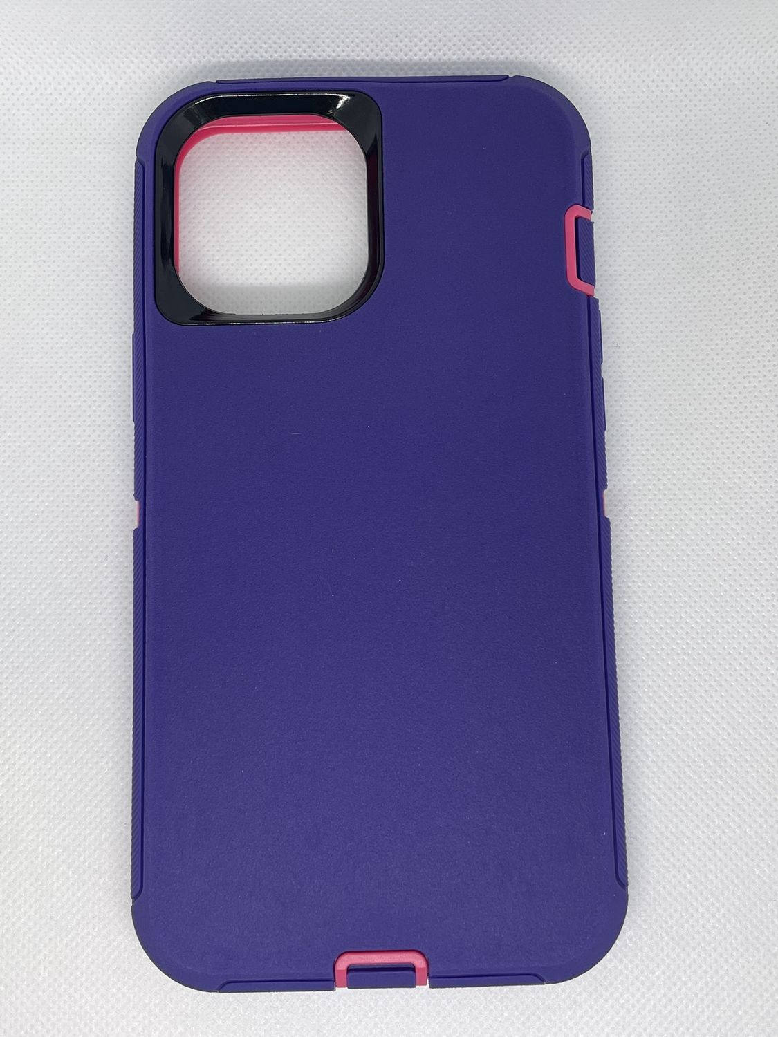 iphone 12 ProMax hard case, Color: purple/pink