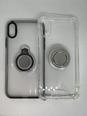 iphone X/Xs case with ring clear case