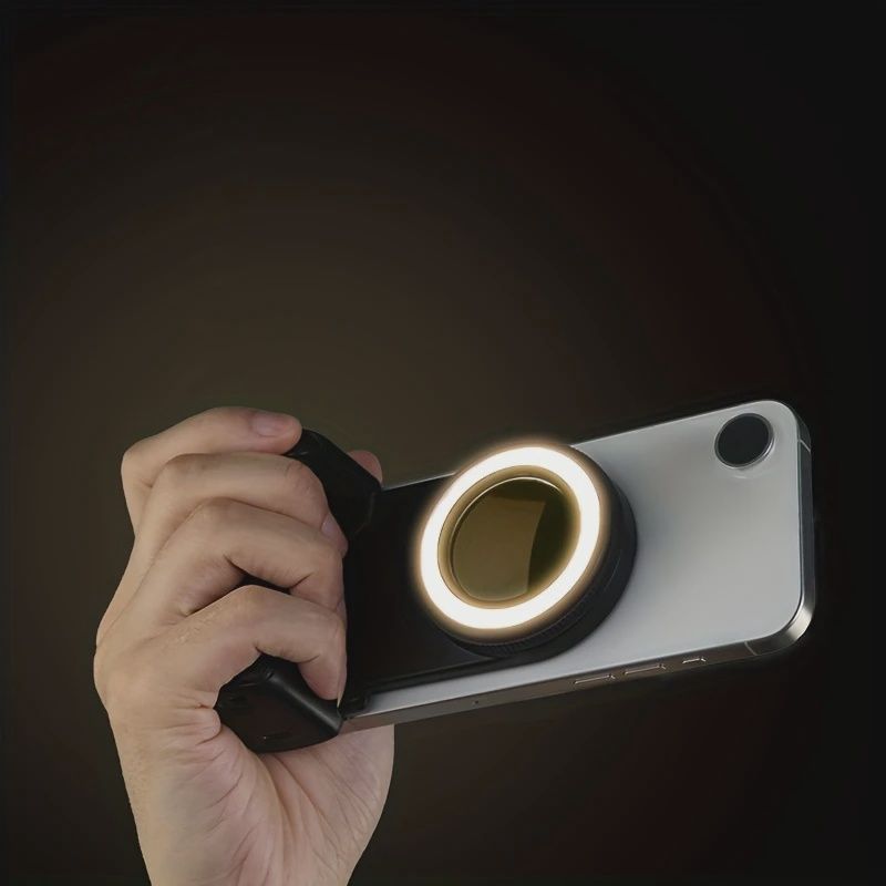 Mobile Phone Photography Light for Live Streaming, Magnetic Anti-Shake Photography Assistant, And Selfie Light.