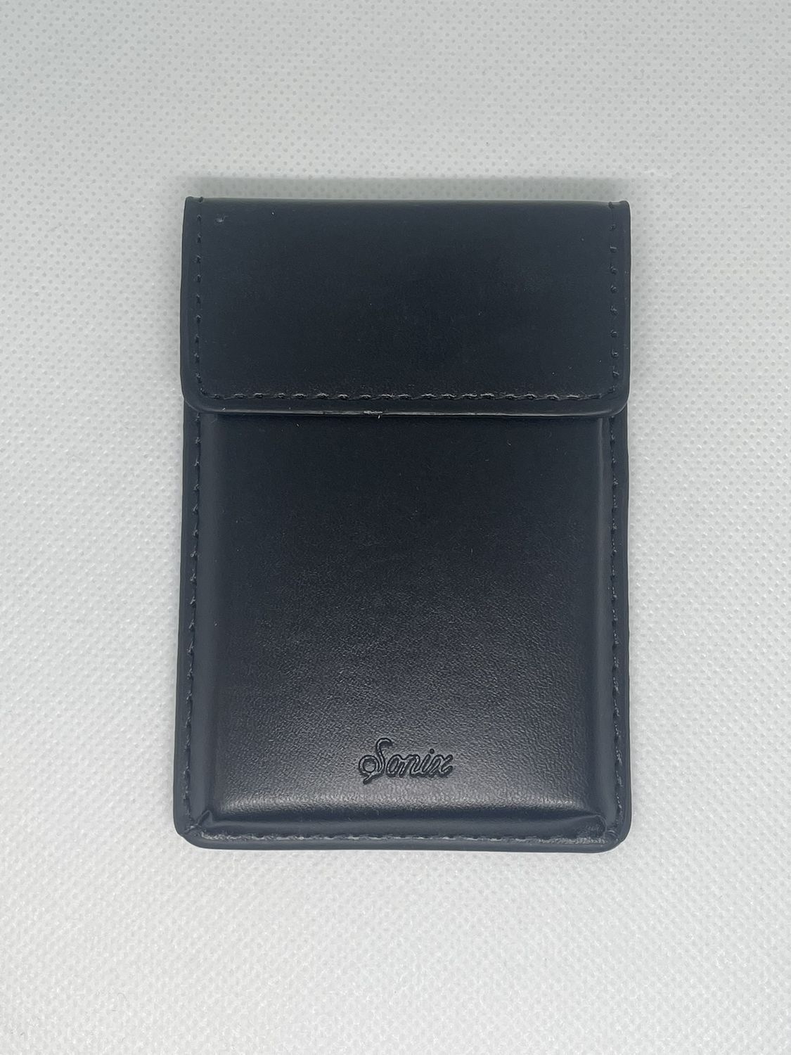 Phone card holder with adhesive back