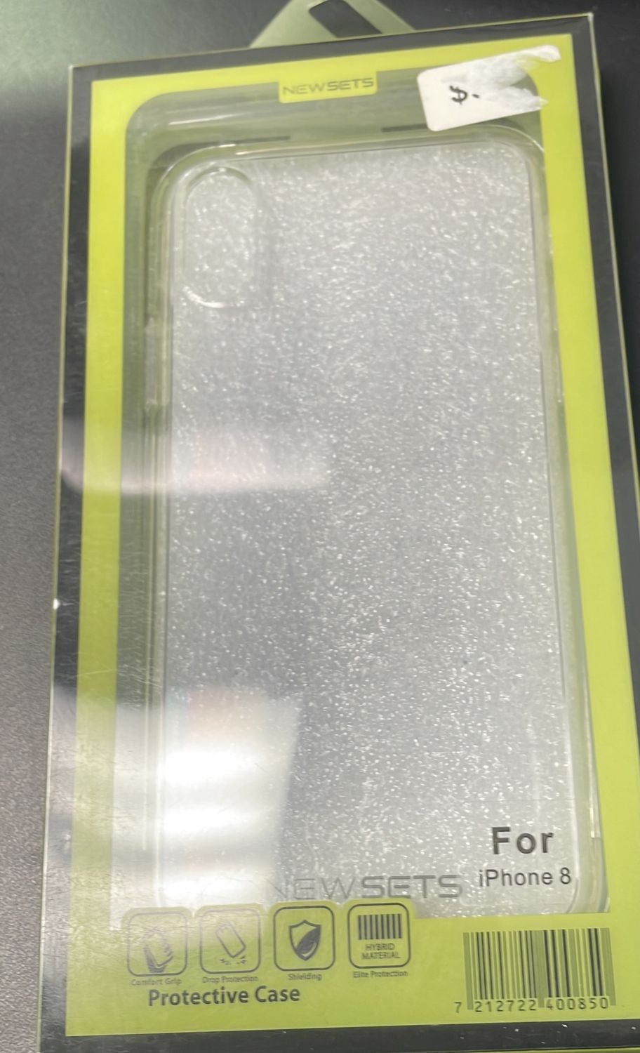 iPhone 8 newsets case, Color: clear