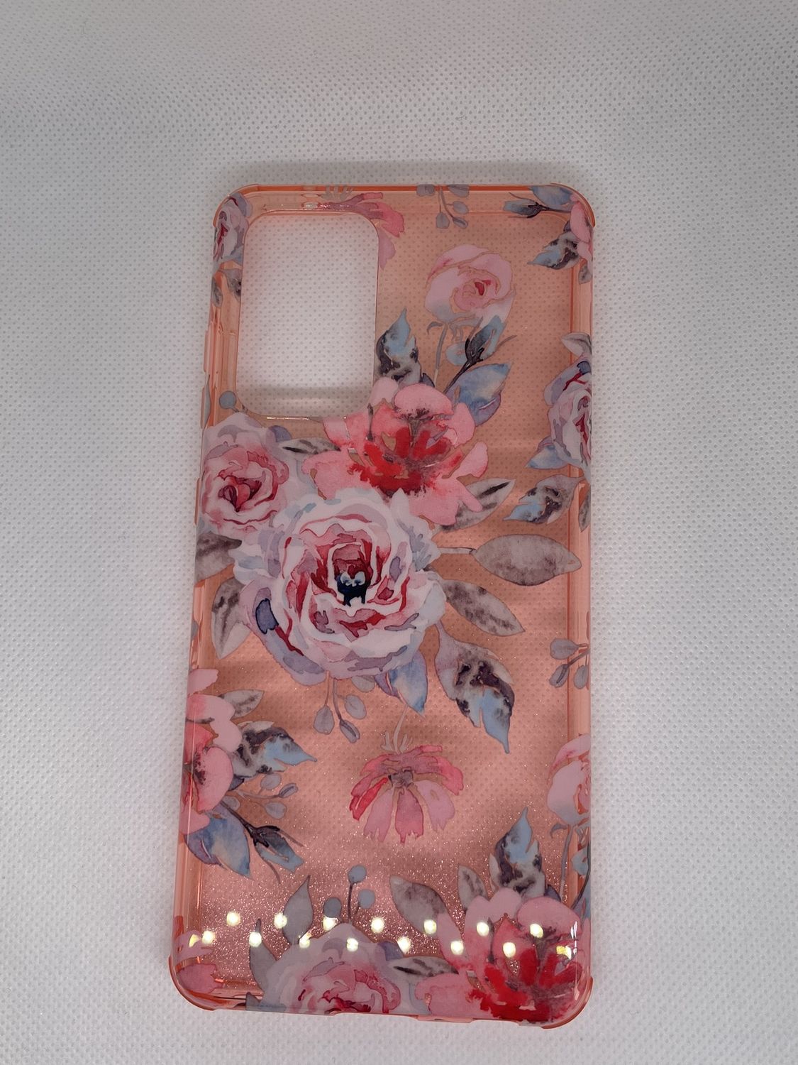 Samsung Galaxy A52 5G icon case pink flowers