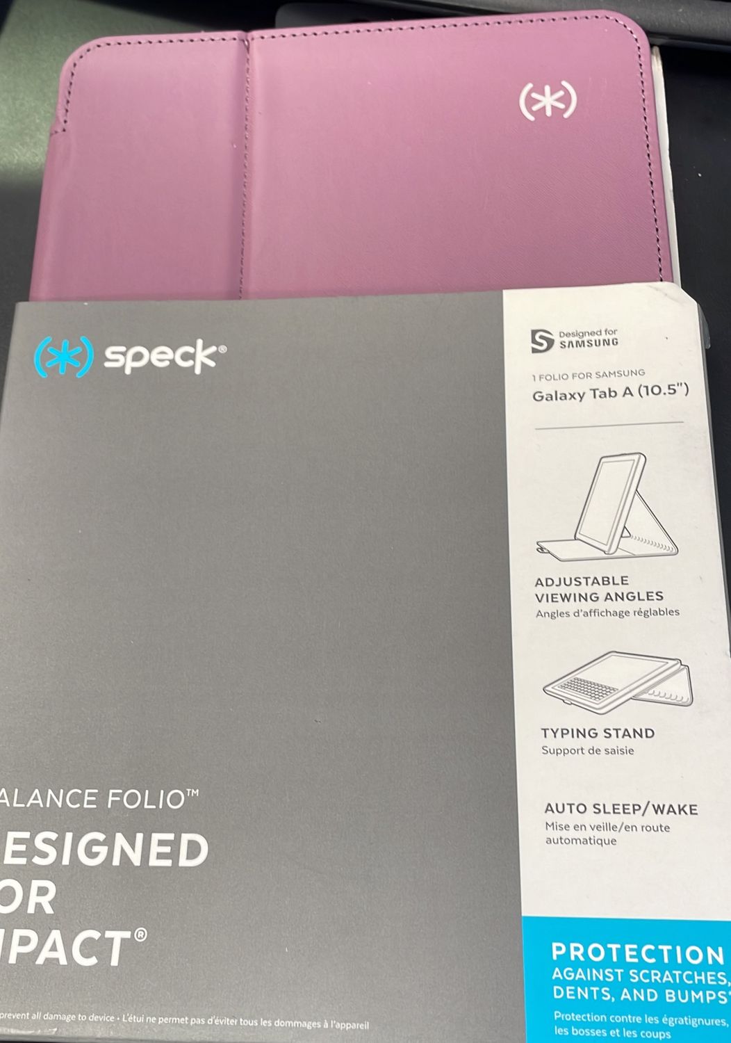 Spek Galaxy Tab A 10.5" case, Color: mauve