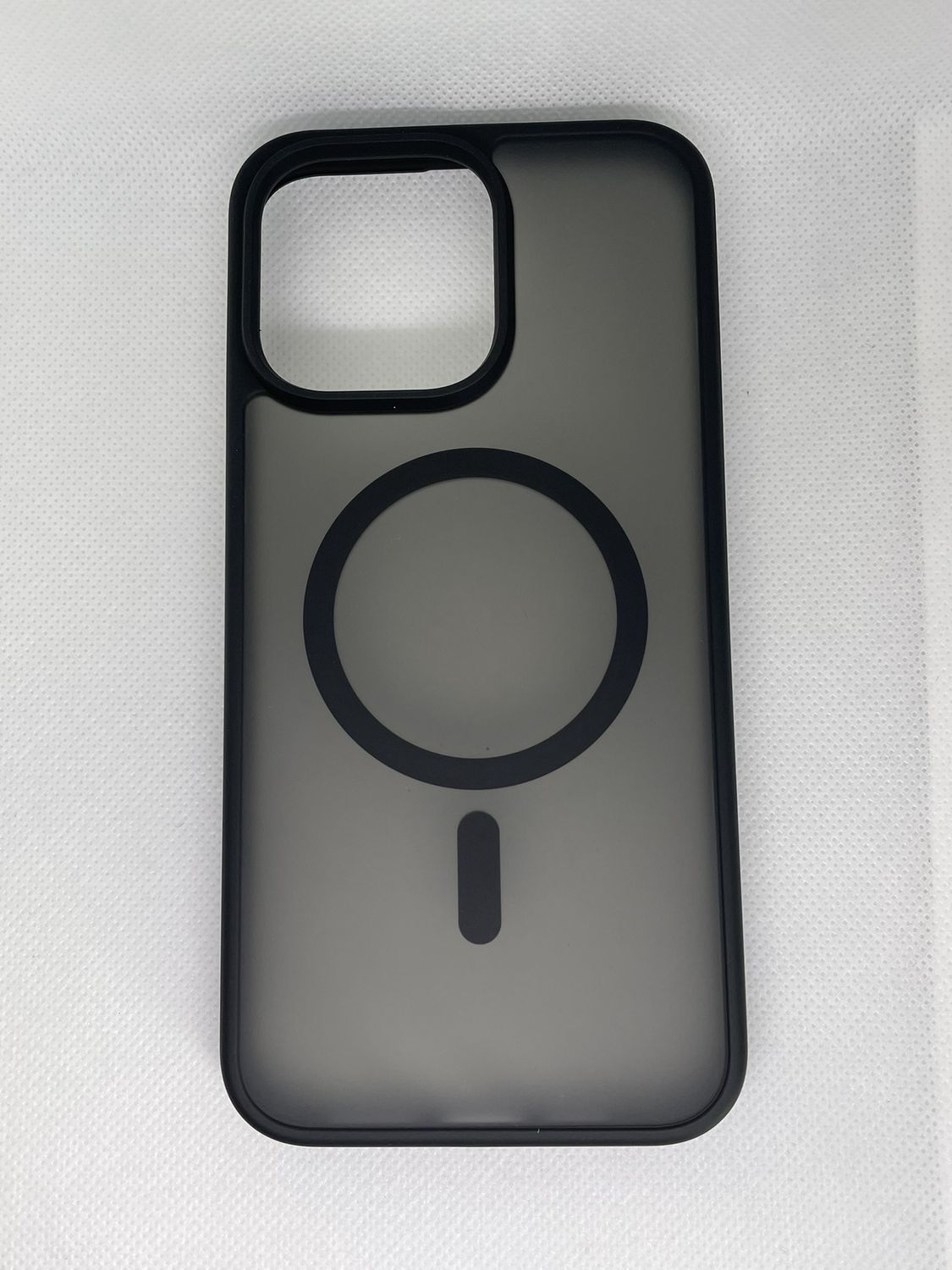 iphone 15 pro max black case with magnetic ring