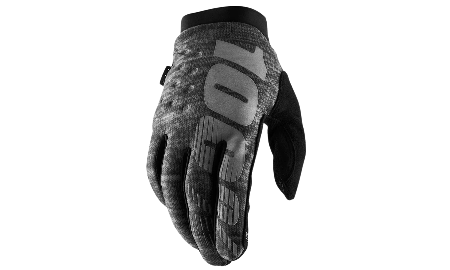 100% BRISKER Gloves - Heather Grey (X-Large)