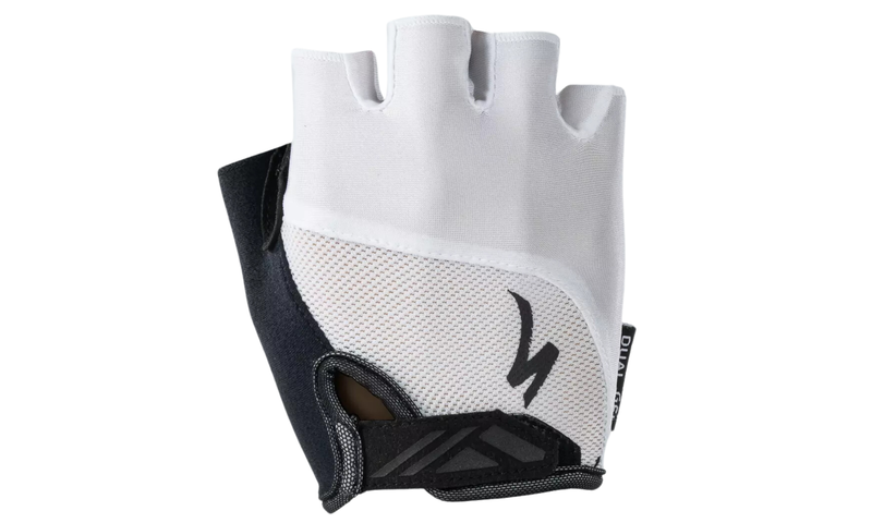 Specialized Women's Body Geometry Duel-Gel Short Finger Gloves - White (Small)