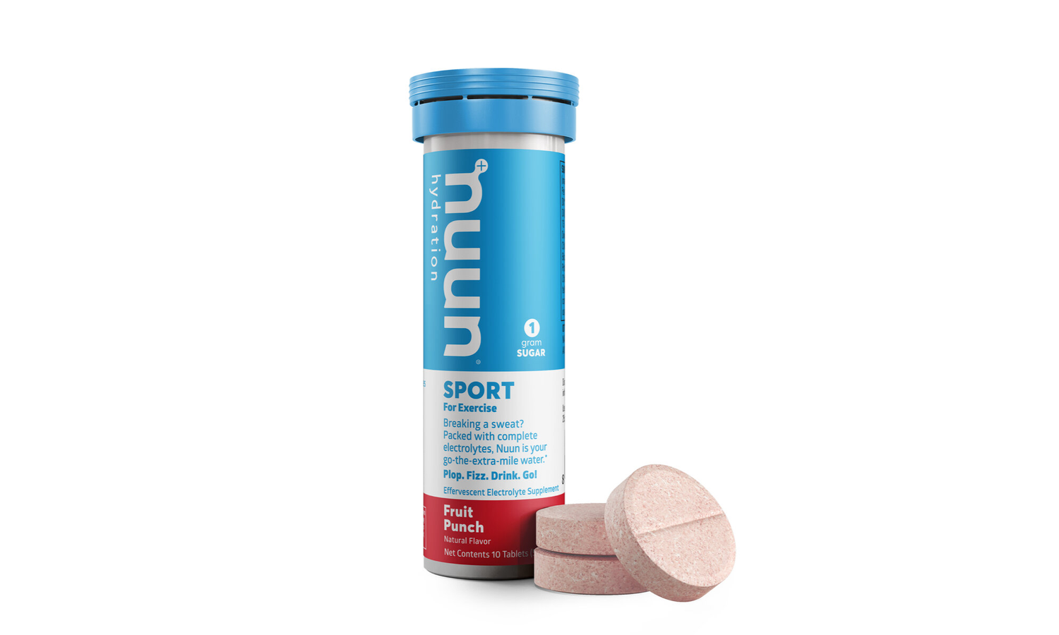 nuun Active Electrolyte Tablets: Fruit Punch (1.8 oz Tube)