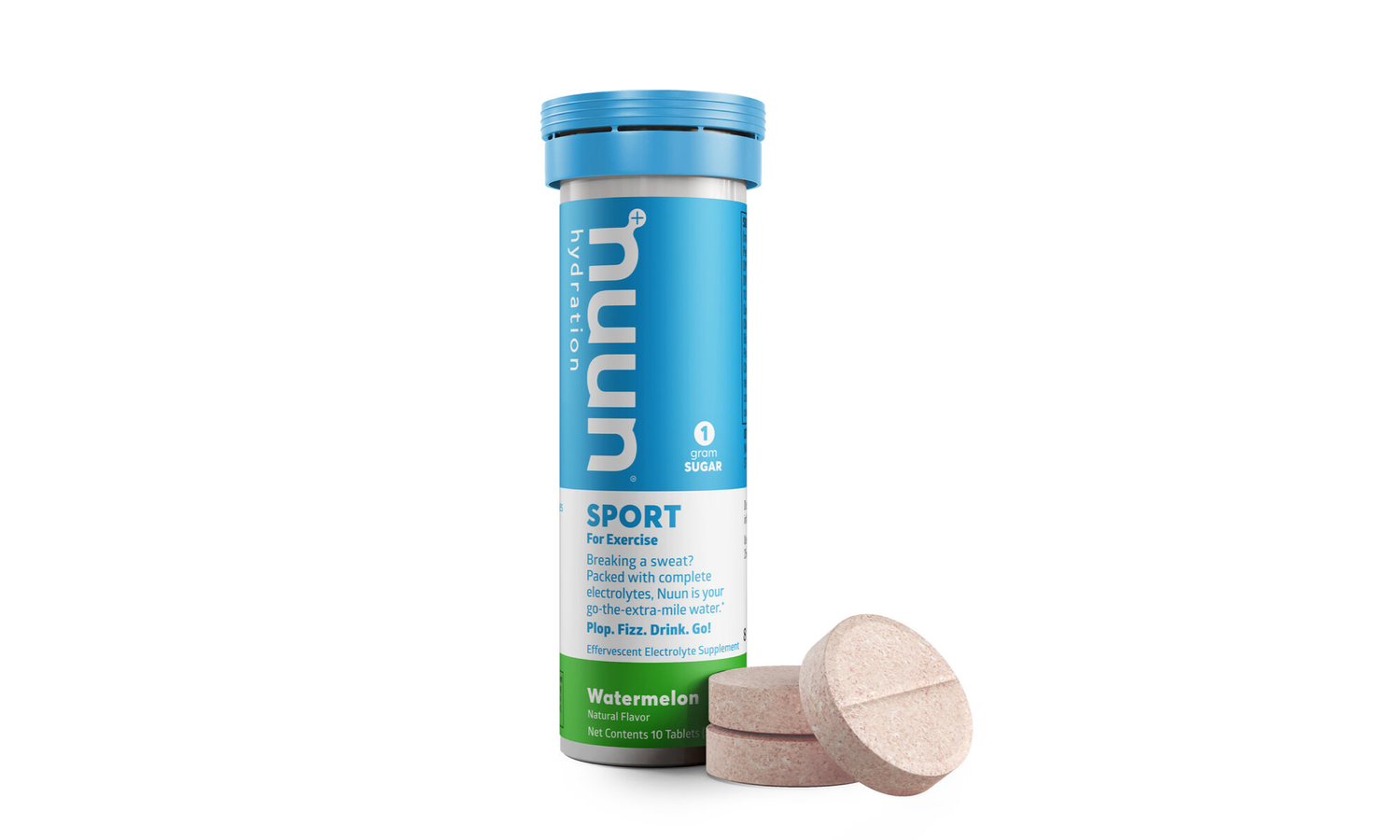 nuun Active Electrolyte Tablets: Watermelon (1.8 oz Tube)