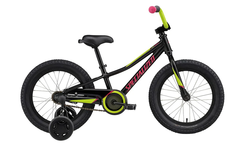 Specialized Riprock Coaster 16 - Black Gold Pearl/Pearl Hyper Green/Pink