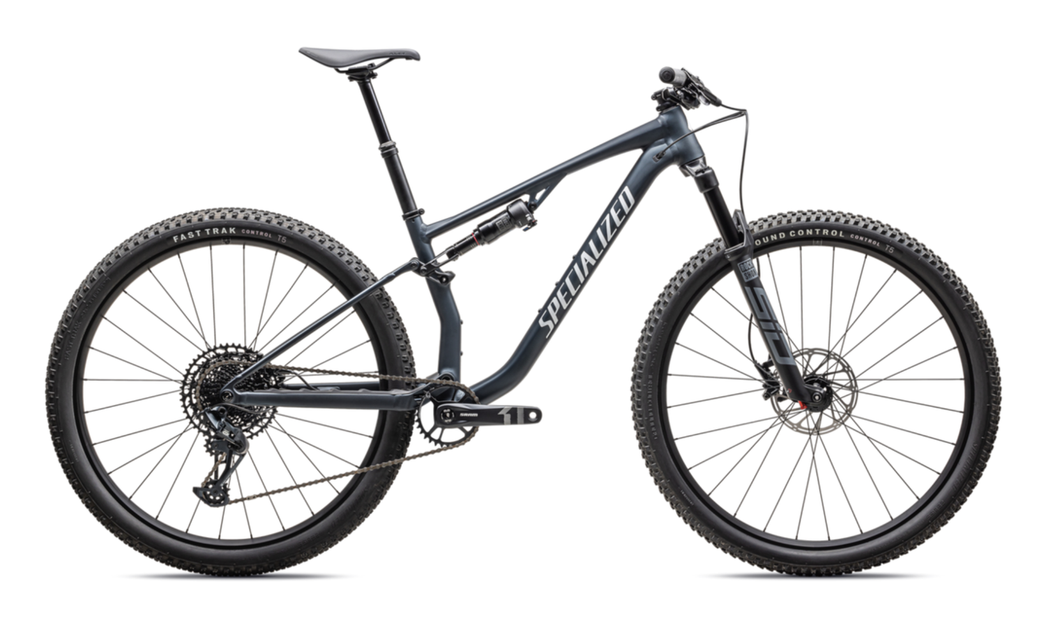 Specialized Chisel Comp - Satin Metallic Deep Lake/Gloss White (M)